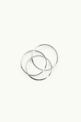 Triple Plain Ring Silver