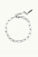 Link Chain Multisize Bracelet Silver