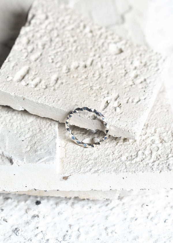 Angular Ring Silver