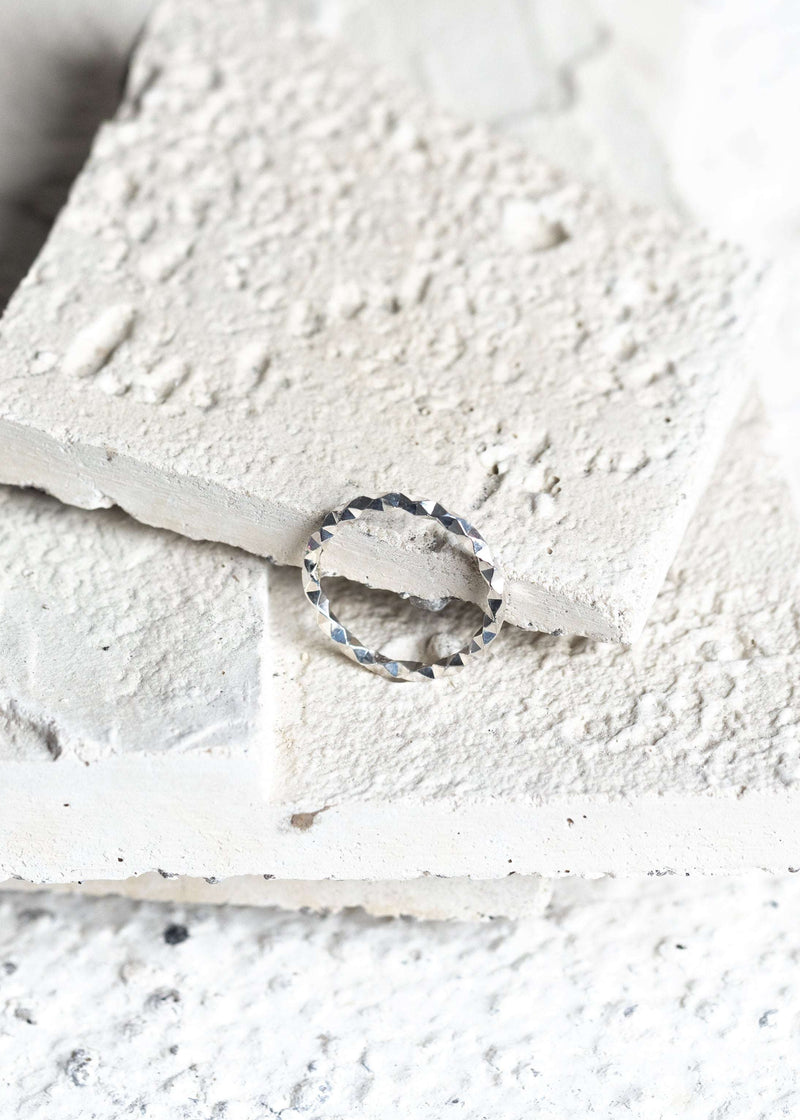 Angular Ring Silver
