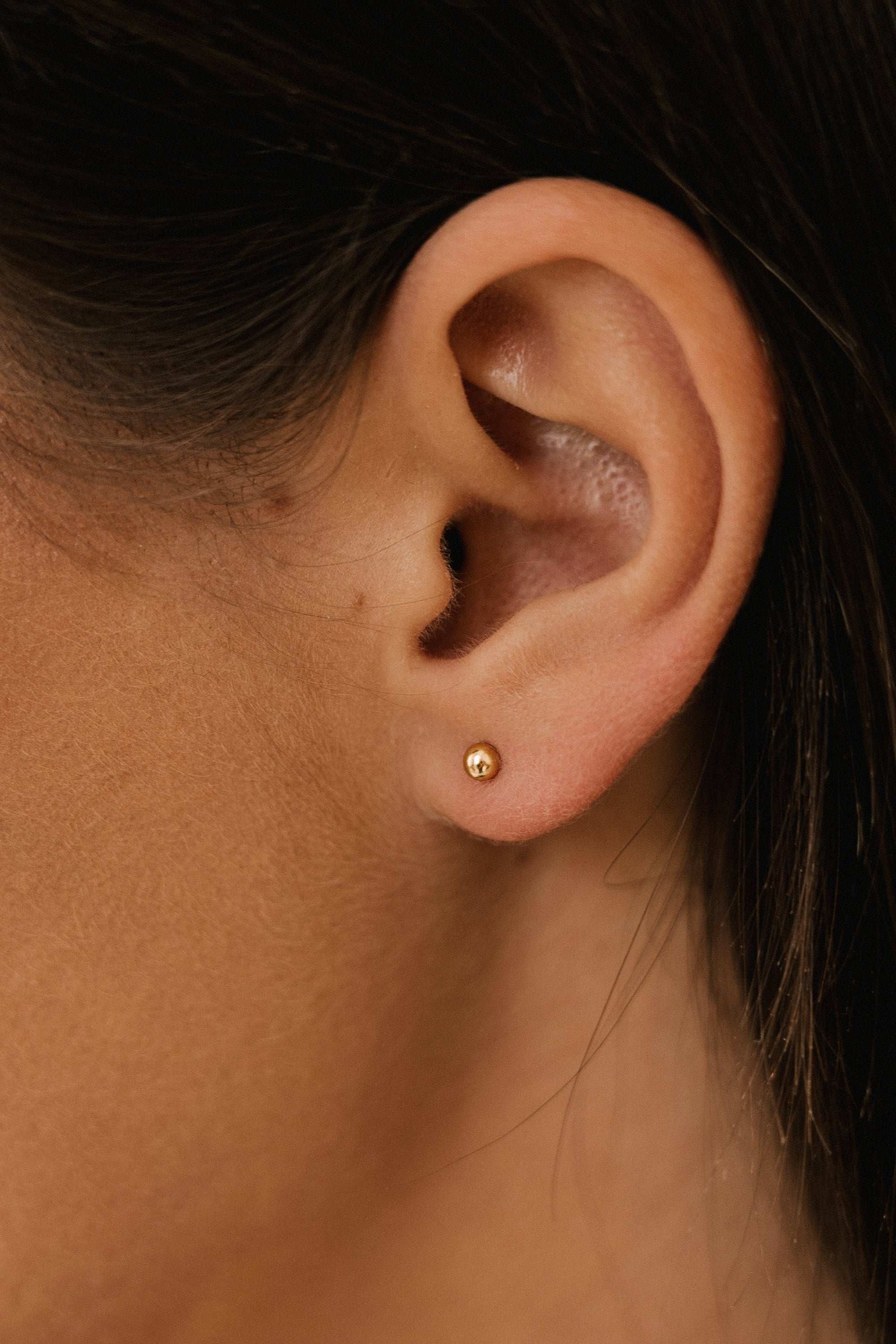 Small Bubble Earrings Gold | KÒTY