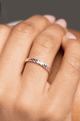 Braided Ring SIlver