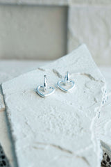 Heart Earrings Silver