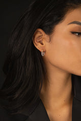 Mixed Oval Hoop Earrings