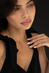 Small Bubble Necklace Gold