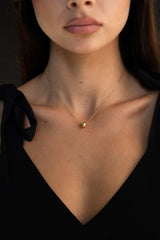 Small Bubble Necklace Gold