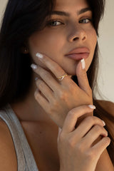 Mixed Criss Cross Multisize Ring