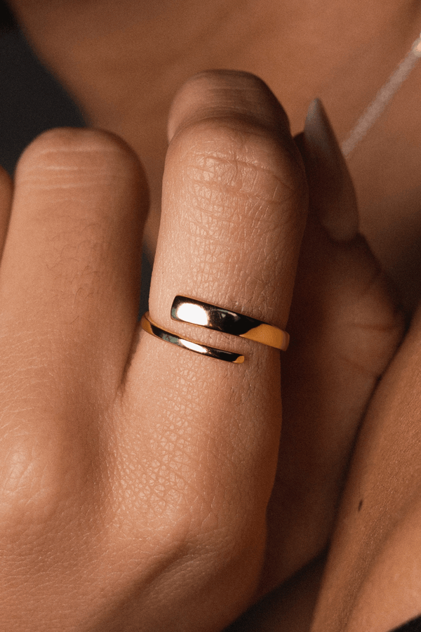 Plain Multisize Ring Gold
