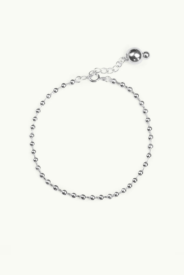 Sliding Bubble Bracelet Silver