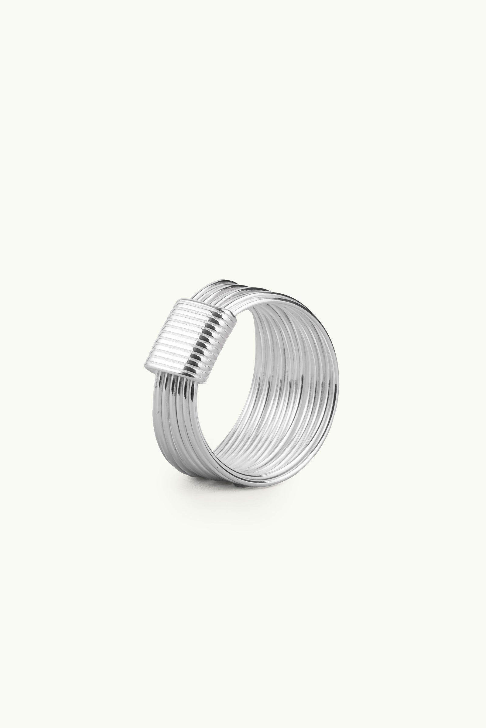 Multi Wire Ring Silver | KÒTY