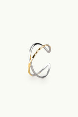Mixed Criss Cross Multisize Ring