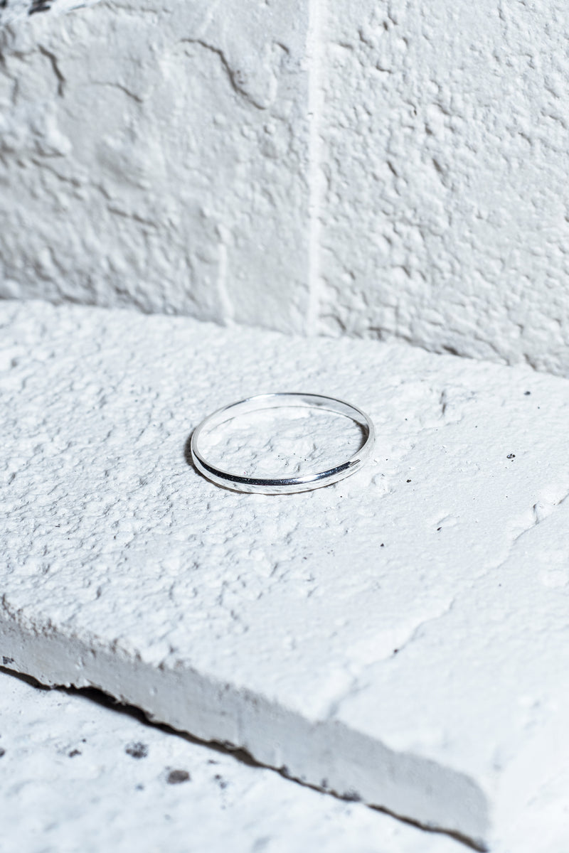 2mm Plain Ring Silver