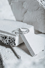 Double Plain Ring Silver