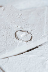 2mm Hammered Ring Silver