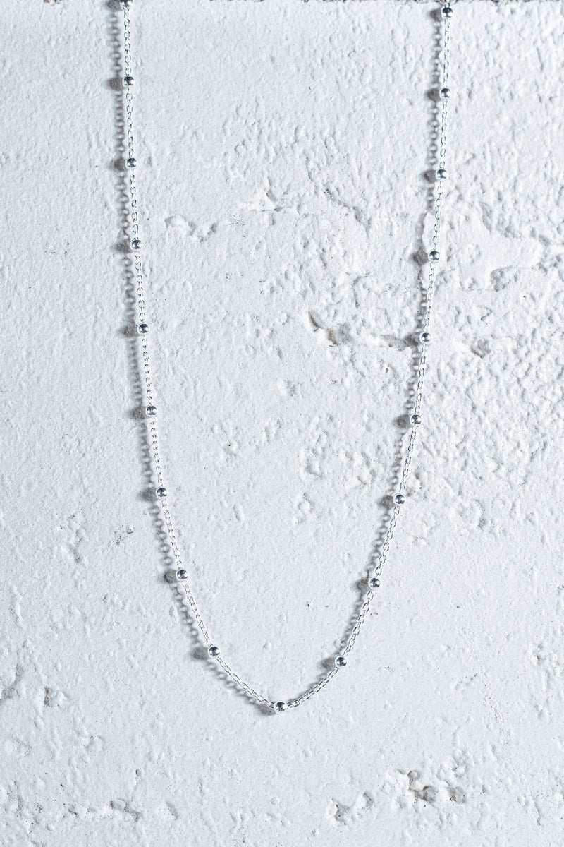 Bubble Gap Bubble Necklace Silver