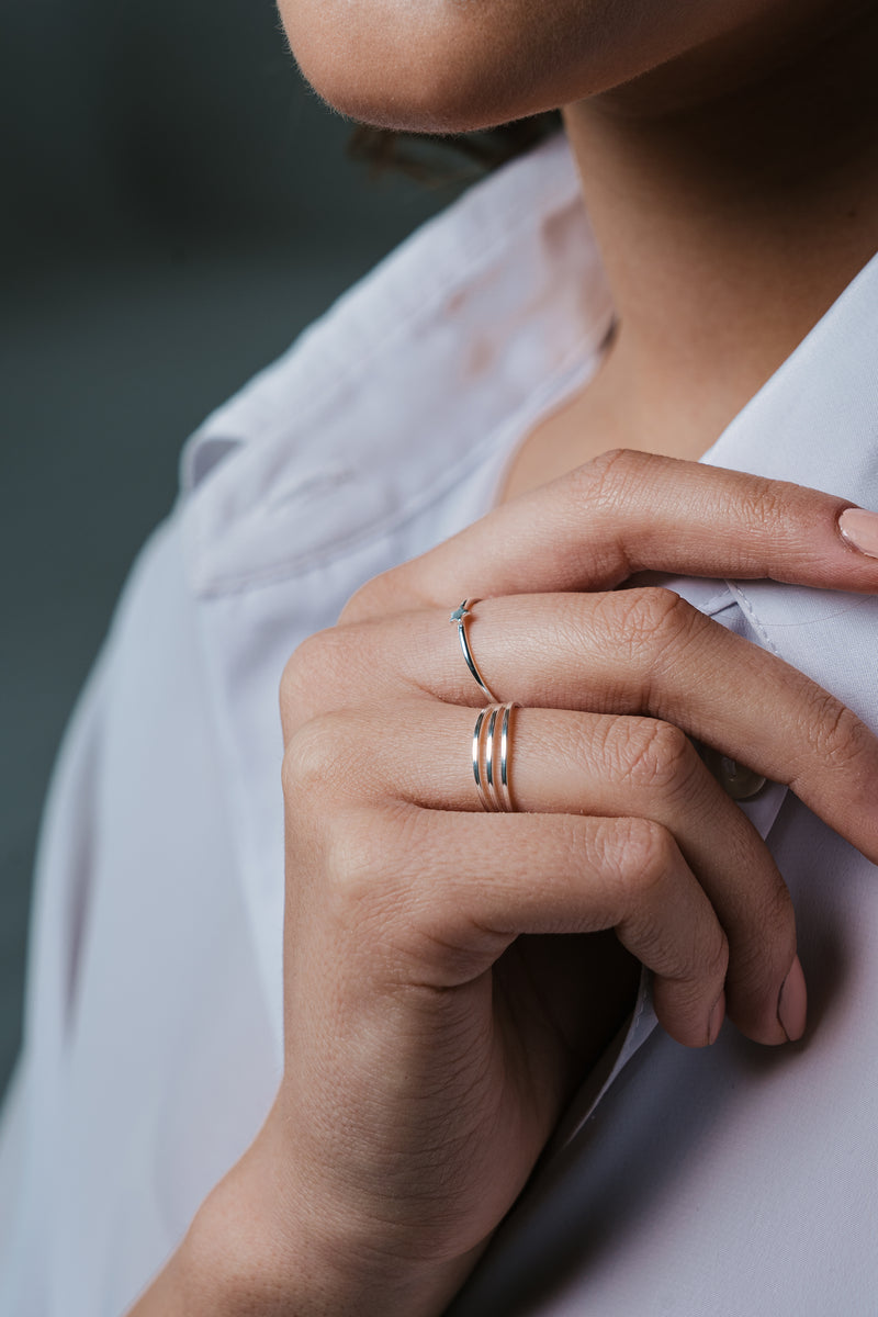 Little Star Ring Silver