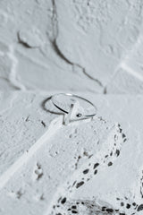 Bubble Bar Multisize Ring Silver