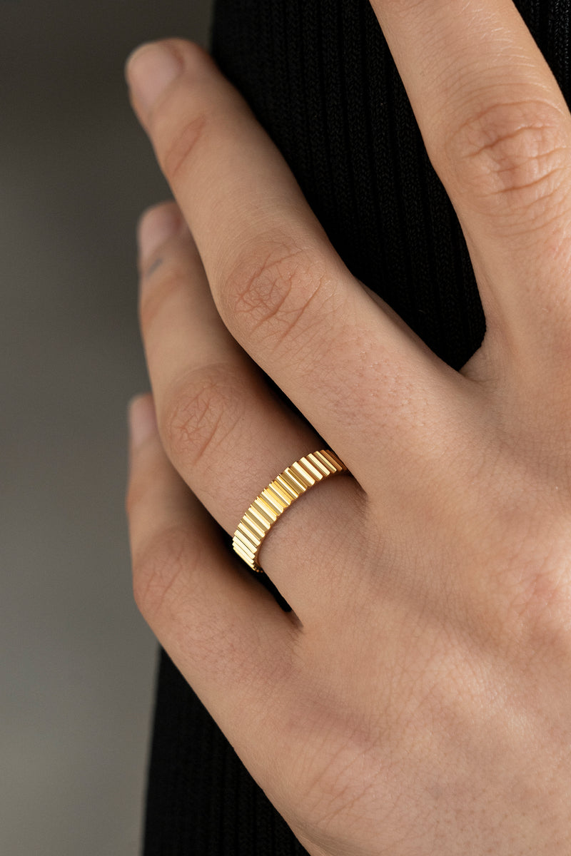 Shiny Multisize Ring Gold