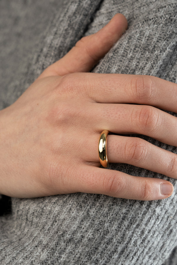 Oval Ring Gold