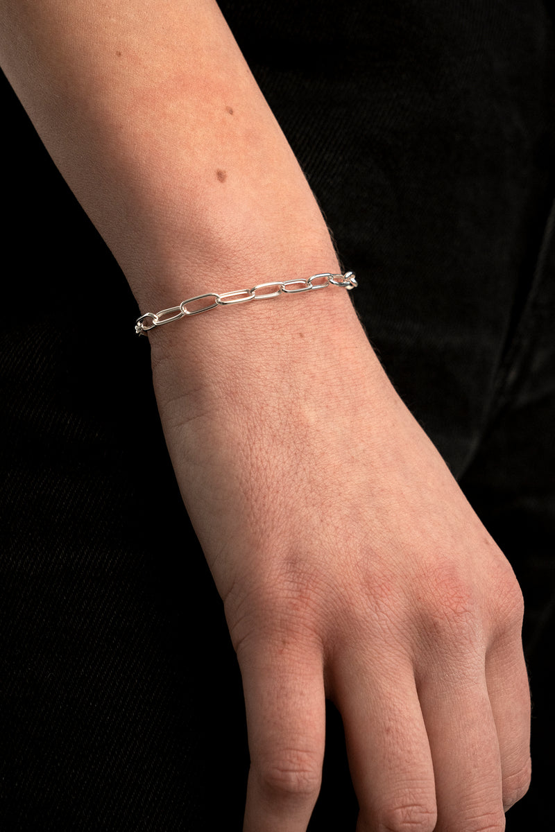 Link Chain Multisize Bracelet Silver