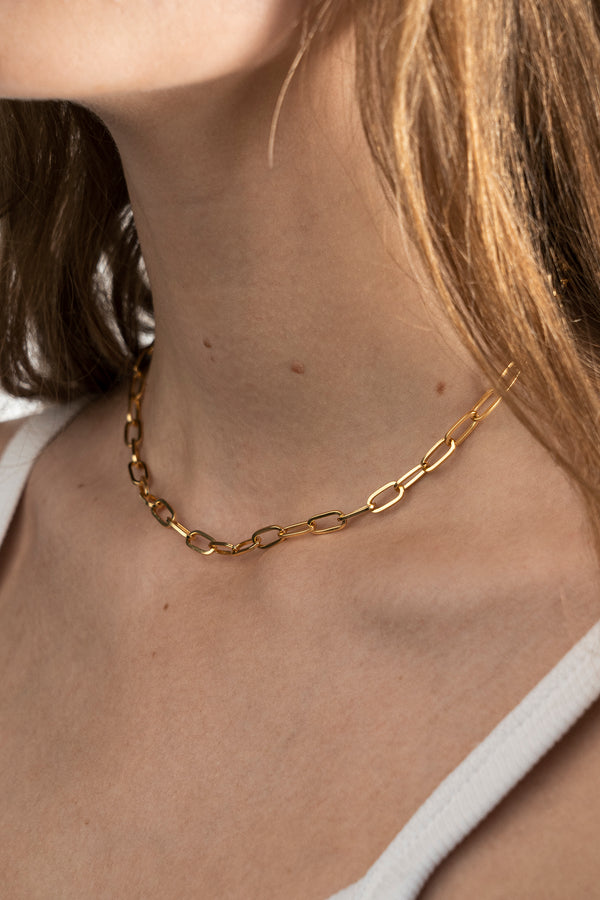 Link Chain Necklace Gold