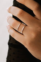 Double Band Ring Silver