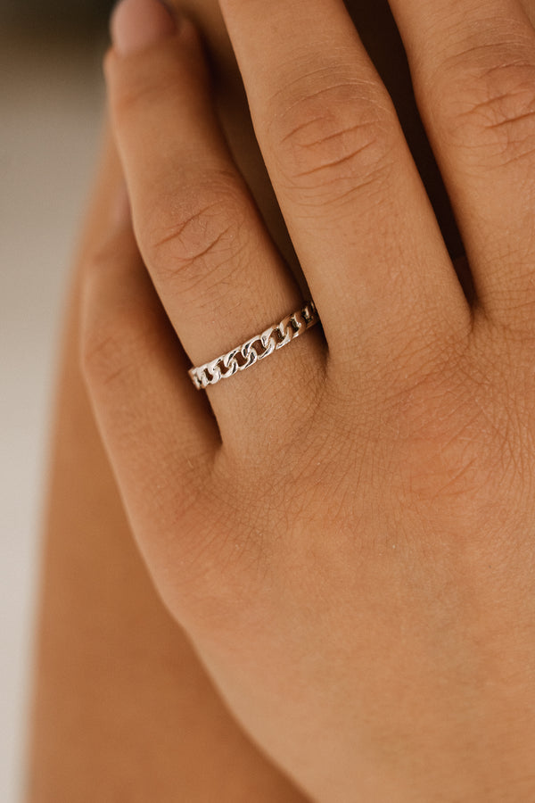 Chain Ring Silver