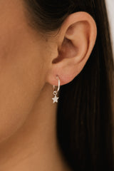 Star Earrings Silver