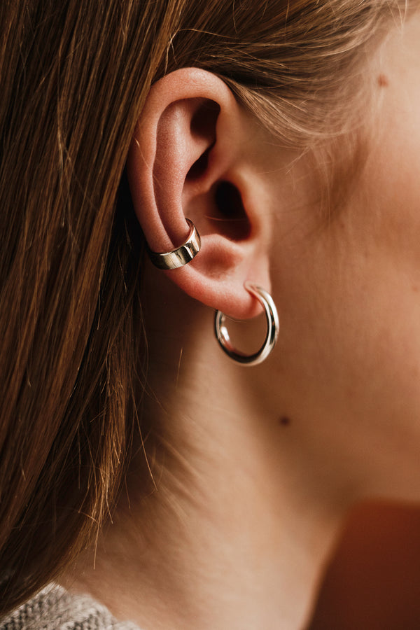 Band Ear Cuff Silver