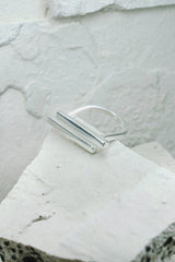 Double Bar Multisize Ring Silver
