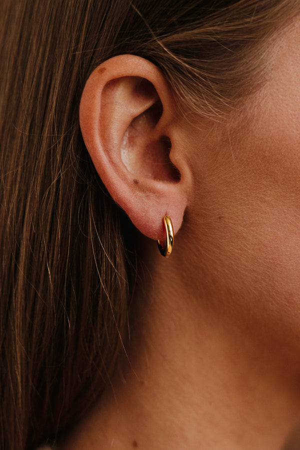 Small Hoop Earrings Gold