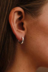 Small Hoop Earrings Silver