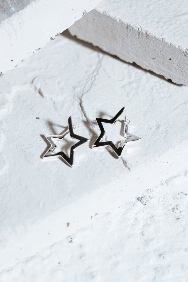 Superstar Earrings Silver