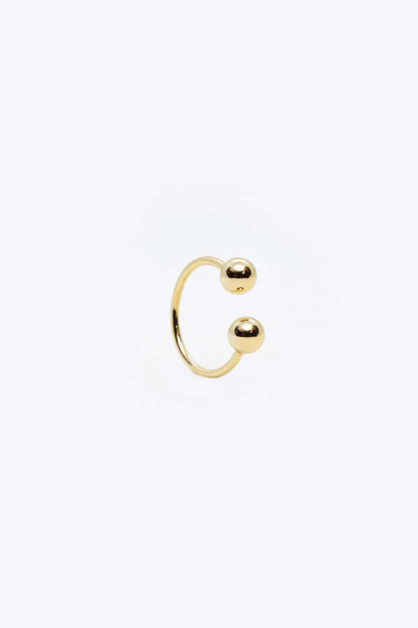 Split Bubble Multisize Ring Gold