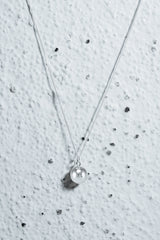 Hanging Bubble Necklace Silver