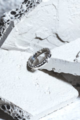 Bubble Crown Ring Silver